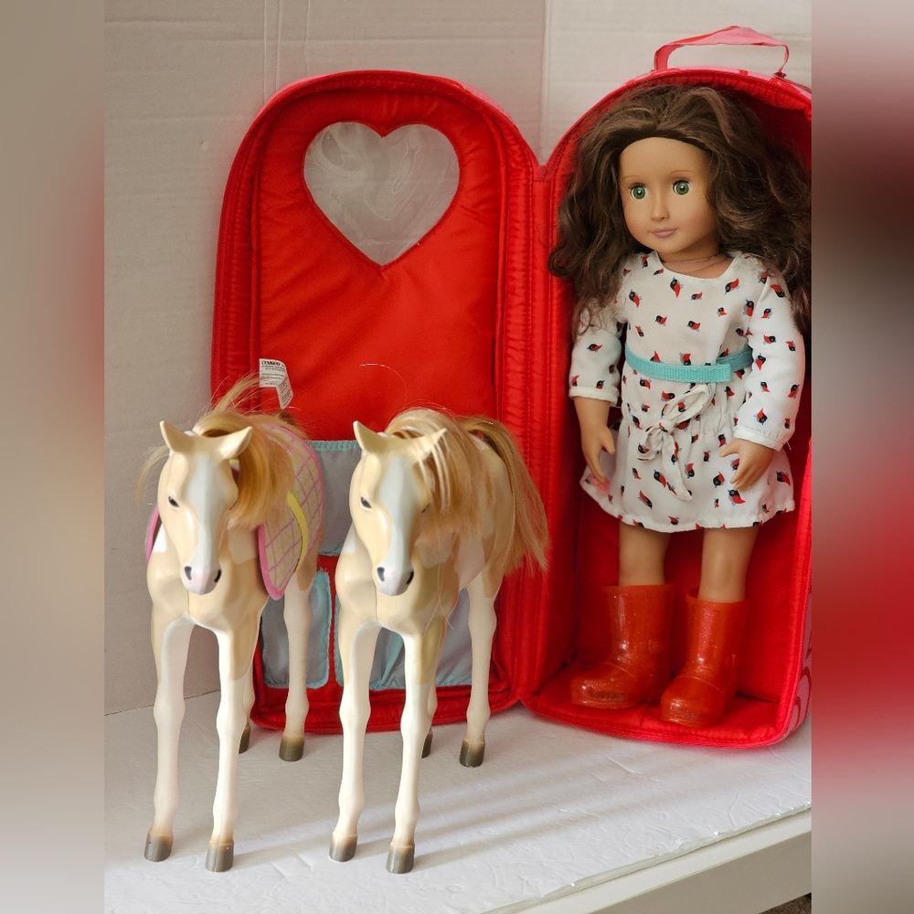 Our Generation Doll and Horse set